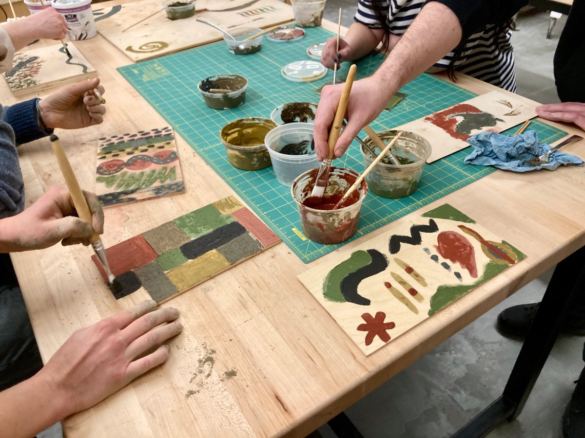 Clay Paint Workshop 4/5, Straw-Clay Volunteer&nbsp;3/22