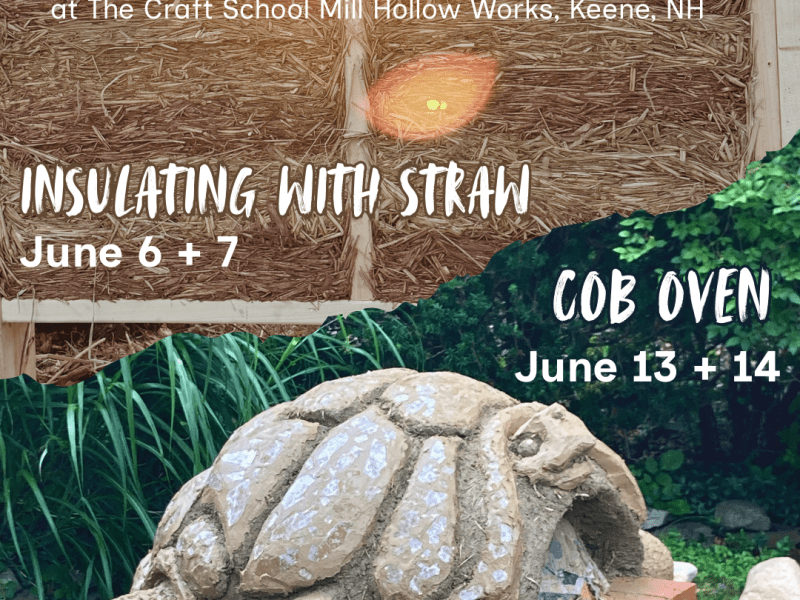 Spring Natural Building Workshops Open for&nbsp;Registration