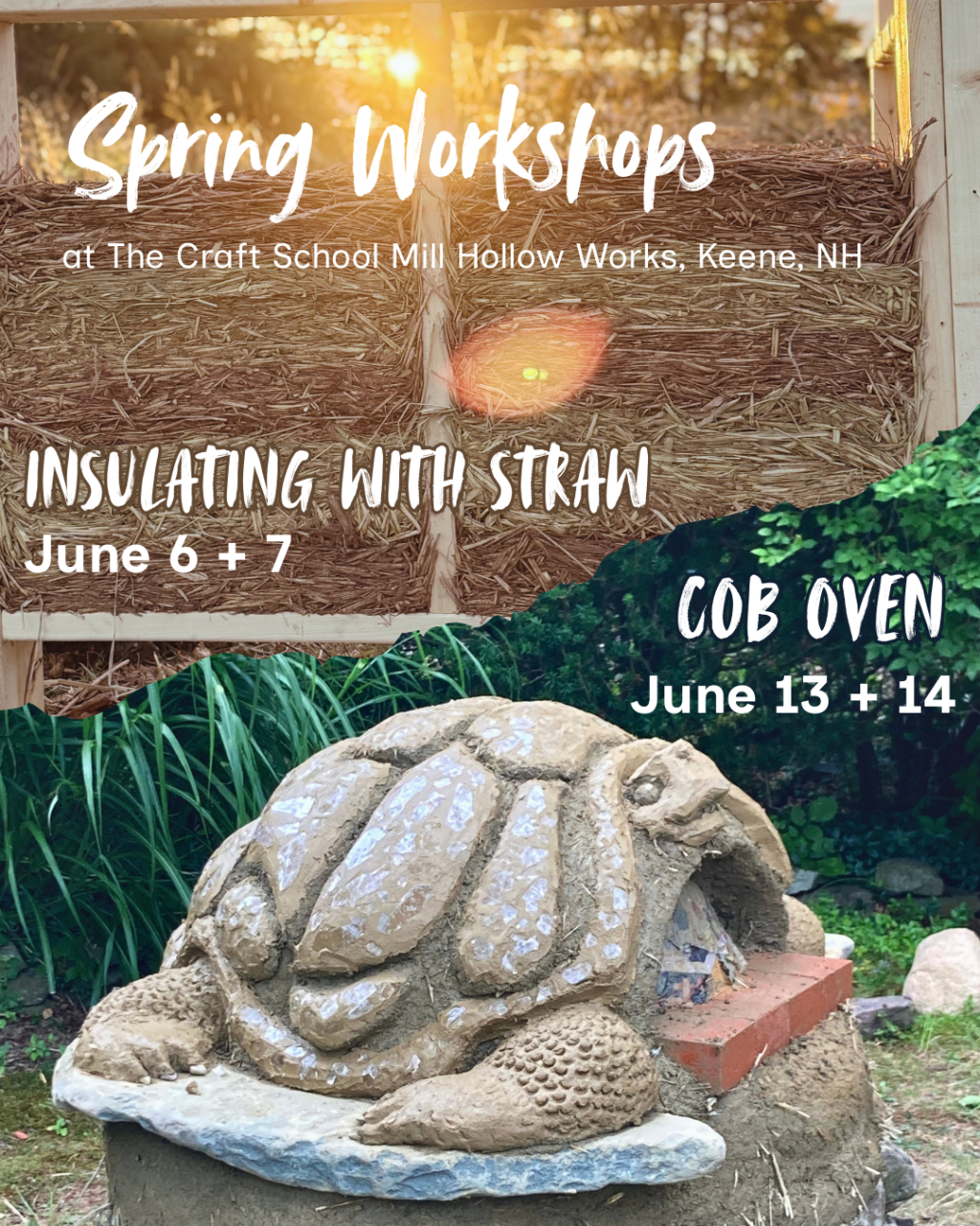 Spring Natural Building Workshops Open for&nbsp;Registration